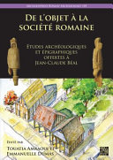 De l'objet à la société 