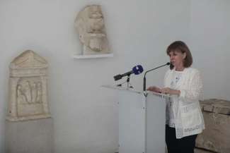 Ekatérini Sakellaropolou (ΘΟΔΩΡΗΣ ΜΑΝΩΛΟΠΟΥΛΟΣ/ΓΡΑΦΕΙΟ ΤΥΠΟΥ ΠΡΟΕΔΡΙΑΣ ΤΗΣ ΔΗΜΟΚΡΑΤΙΑΣ/EUROKINISSI)